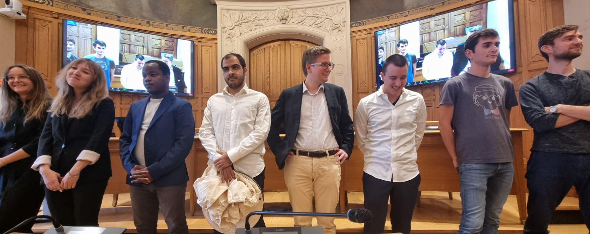 Les candidats 2022 au concours « Ma thèse en 3 minutes » organisé par l’ED 455