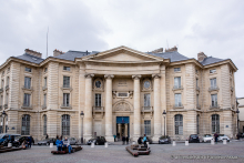 Vue de l'université Paris 2 Panthéon-Assas depuis le Panthéon